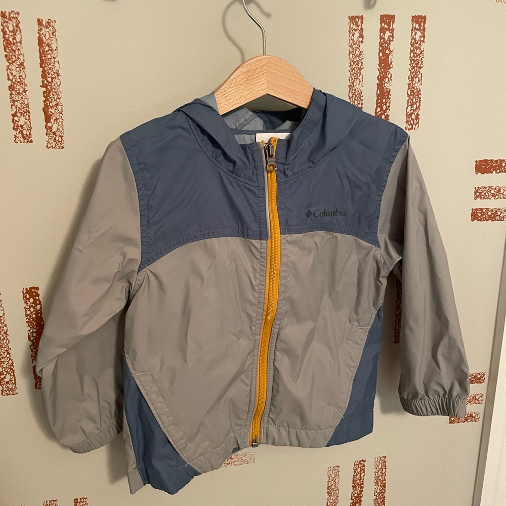 Toddler Boy Columbia Glennaker Rain Jacket Size 3T EUC